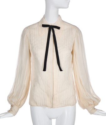 Lot 245 - A Christian Dior black velvet dress, 1972