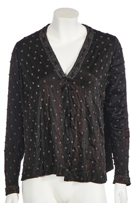 Lot 378 - A group of black evening wear, 1920s