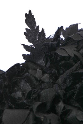 Lot 323 - A Christian Dior black silk hat, 1950s