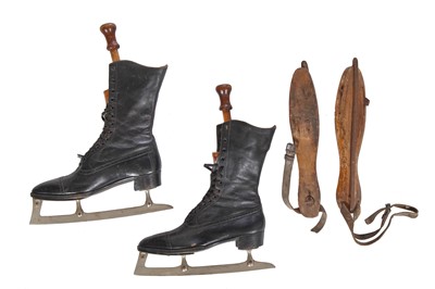 Lot 409 - A group of sporting footwear, late 19th- early 20th century