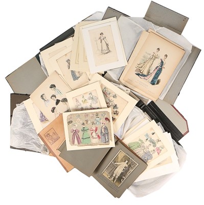 Lot 467 - A group of fashion plates, 1812-1860s,...
