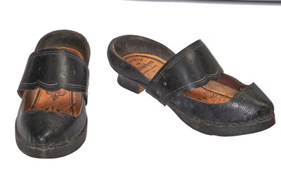 Lot 410 - A large group of ladies' shoes, mainly 1880s-1910s