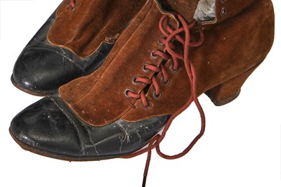 Lot 410 - A large group of ladies' shoes, mainly 1880s-1910s