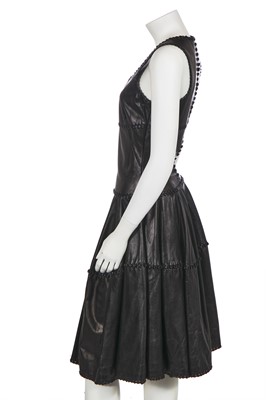 Lot 45 - An Alexander McQueen by Sarah Burton leather dress, 2012 studio sample