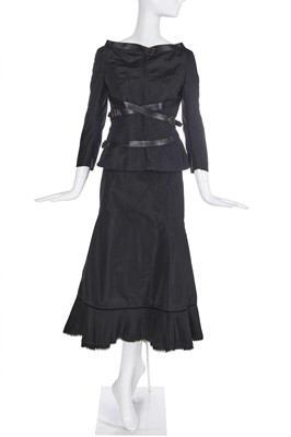 Lot 138 - An Alexander McQueen black silk top, 'Witches of Salem' collection, Autumn-Winter 2007-08