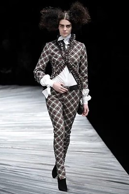 Lot 139 - An Alexander McQueen wool frock coat, 'The Girl Who Lived in a Tree', Autumn-Winter 2008-9