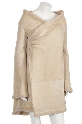 Lot 142 - An Alexander McQueen showpiece shearling coat, 'Pantheon as Lecum', Autumn-Winter 2004-05