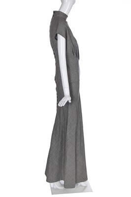 Lot 206 - A rare Alexander McQueen wool showpiece dress, 'Joan' collection, Autumn-Winter 1998-99