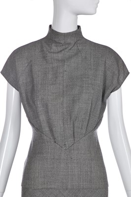 Lot 206 - A rare Alexander McQueen wool showpiece dress, 'Joan' collection, Autumn-Winter 1998-99
