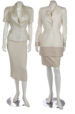 Lot 222 - Two Thierry Mugler summer suits, circa 1995