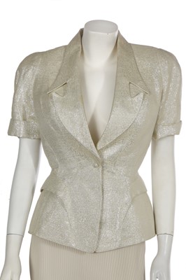 Lot 222 - Two Thierry Mugler summer suits, circa 1995