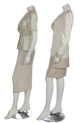 Lot 222 - Two Thierry Mugler summer suits, circa 1995