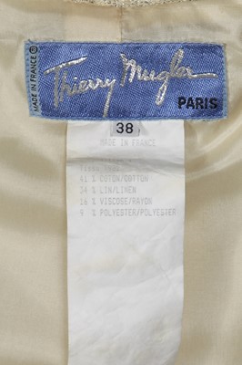 Lot 222 - Two Thierry Mugler summer suits, circa 1995