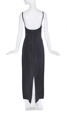 Lot 204 - A Hervé Léger beaded black bodycon dress, 1990s