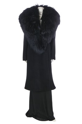 Lot 79 - A Vivienne Westwood black wool coat, 2000s