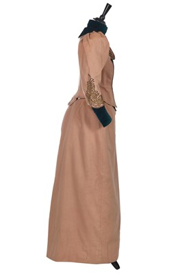 Lot 505 - A rare Redfern Paris wool walking suit, circa 1892