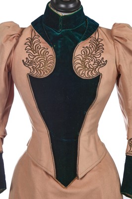 Lot 505 - A rare Redfern Paris wool walking suit, circa 1892
