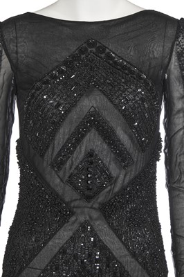 Lot 39 - An Emilio Pucci black beaded evening gown, Autumn-Winter 2012-13