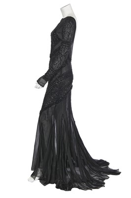 Lot 39 - An Emilio Pucci black beaded evening gown, Autumn-Winter 2012-13