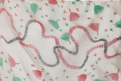 Lot 397 - An Ossie Clark/Celia Birtwell 'Ziggy Stardust' printed chiffon dress, 1970s