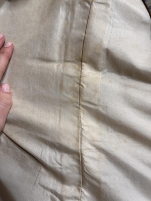 Lot 403 - A Christian Dior Iran by Marc Bohan gold and silver lamé evening coat, late 1960s-early 1970s