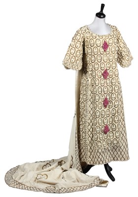 Lot 480 - An embroidered medieval style opera costume...