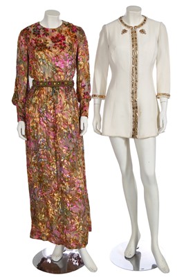 Lot 296 - Three Réty long sleeved dresses, 1970s