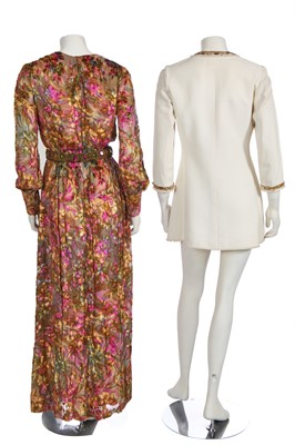 Lot 296 - Three Réty long sleeved dresses, 1970s