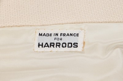 Lot 293 - An André Courrèges navy and cream coat, early 1970s