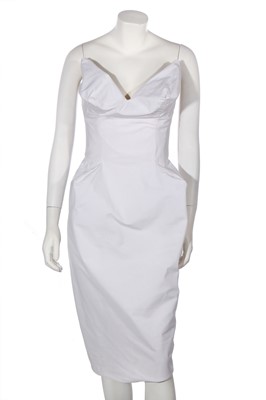 Lot 36 - A Vivienne Westwood white 'Lily' corset dress