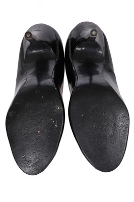 Lot 251 - A pair of rare Westwood/McLaren black patent leather 'SEX' stilettos, circa 1975