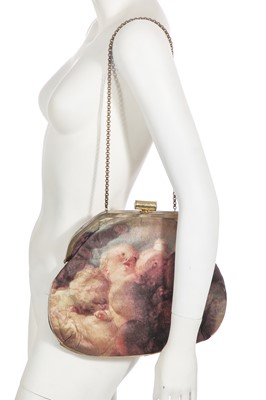 Lot 153 - A Vivienne Westwood Fragonard print bag, 'Dressing Up' collection, Autumn-Winter 1991-1992