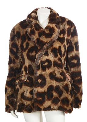 Lot 154 - A Vivienne Westwood faux fur jacket, 'Dressing Up' collection, Autumn-Winter 1991-2