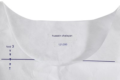 Lot 198 - A rare limited edition Hussein Chalayan Airmail paper dress, 1999