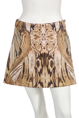 Lot 63 - An Alexander McQueen silk mini skirt, 'Natural Distinction, Un-natural Selection' collection, Spring-Summer 2009