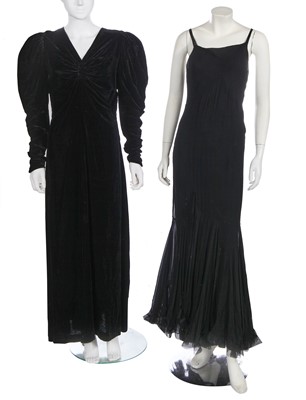 Lot 358 - A group of evening wear, 1930s