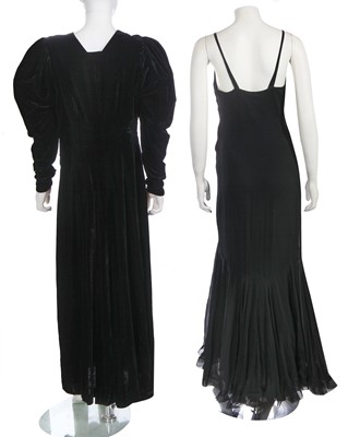Lot 358 - A group of evening wear, 1930s