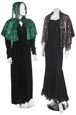 Lot 358 - A group of evening wear, 1930s