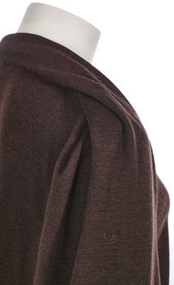 Lot 40 - A Lanvin by Alber Elbaz brown jersey evening gown, Autumn-Winter 2010-11