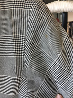 Lot 202 - A John Galliano Prince of Wales check dress, Blanche DuBois collection, Spring-Summer, 1988