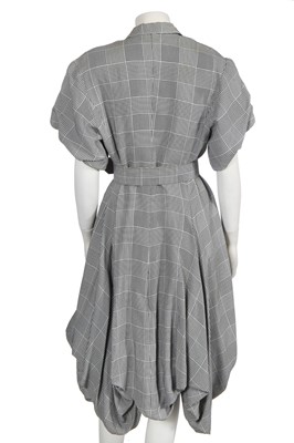 Lot 202 - A John Galliano Prince of Wales check dress, Blanche DuBois collection, Spring-Summer, 1988