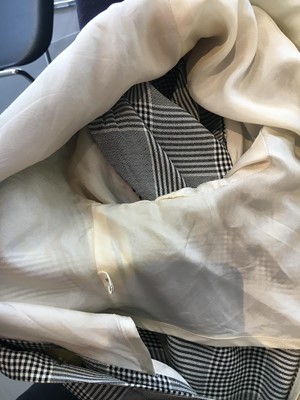 Lot 202 - A John Galliano Prince of Wales check dress, Blanche DuBois collection, Spring-Summer, 1988