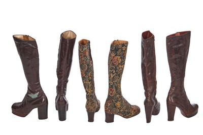 Lot 297 - An interesting group of shoes, 1960s-1970s