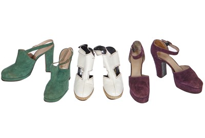 Lot 297 - An interesting group of shoes, 1960s-1970s