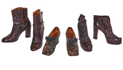 Lot 297 - An interesting group of shoes, 1960s-1970s