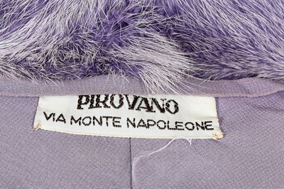 Lot 252 - A black and white monkey fur capelet, colobus...