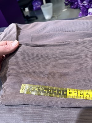 Lot 271 - A grey-mauve Ossie Clark for Radley smock dress, 1970s