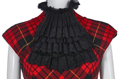 Lot 137 - A fine Alexander McQueen tartan showpiece dress, 'Widows of Culloden' collection, Autumn-Winter, 2006-7