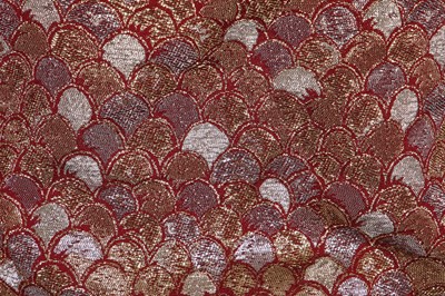 Lot 250 - A Christian Dior two-piece lamé ensemble, circa 1970