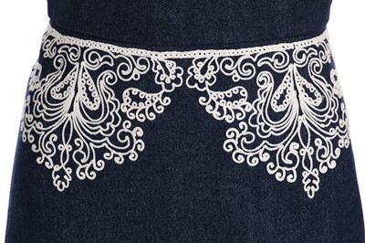 Lot 249 - A Christian Dior London denim ensemble, early 1970s